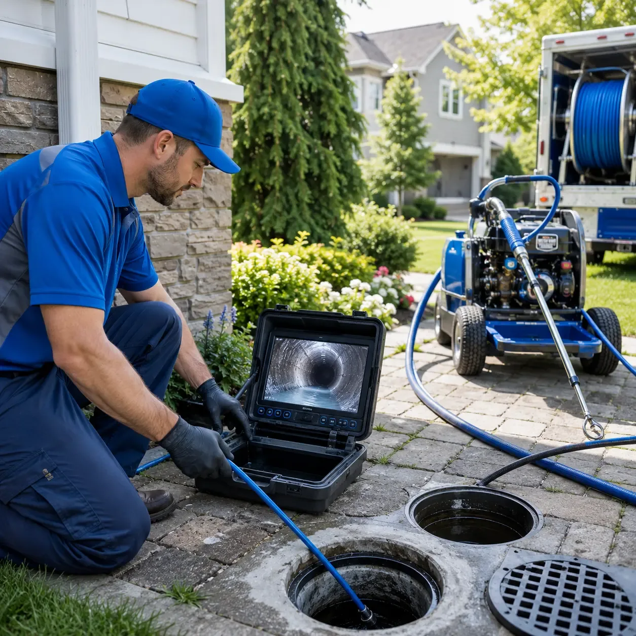Outdoor drain cleaning professionals serving Richmond, IN